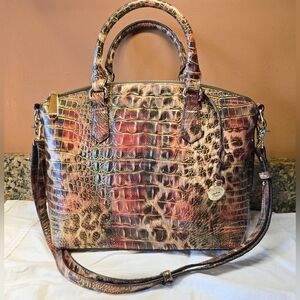 Brahmin Tartan Duxbury Satchel, EuC